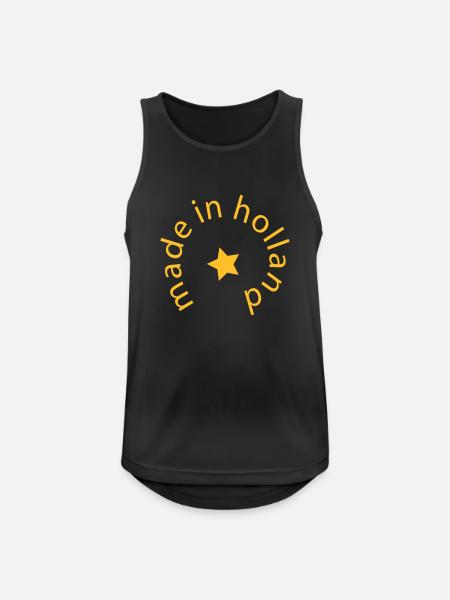 made in holland - Men's Breathable Tank Top - black