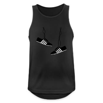 soccer shoes - Men's Breathable Tank Top - black - Front - Nick (188cm)