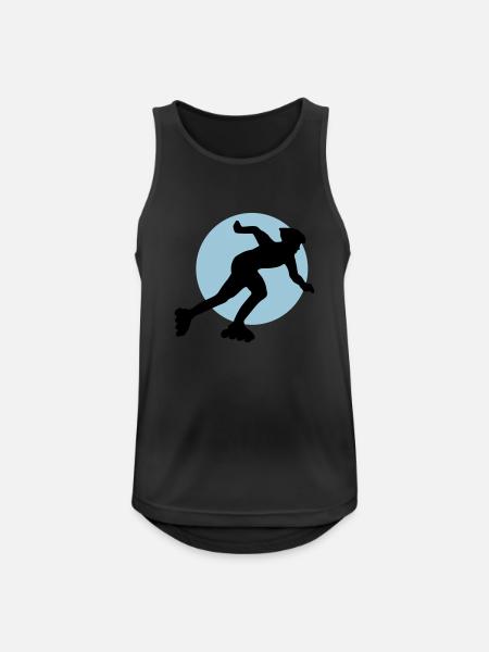 inliner_2c - Men's Breathable Tank Top - black