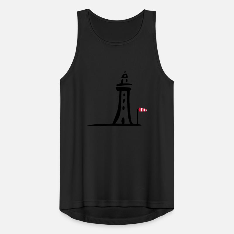 leuchtturm Männer Tank Top atmungsaktiv