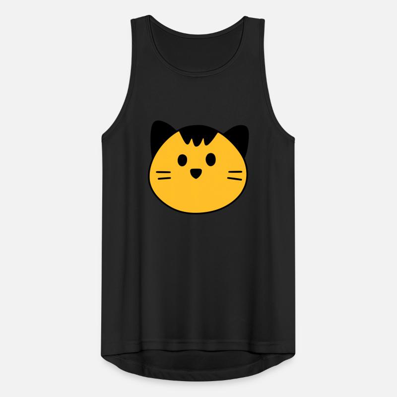 Cute cat Männer Tank Top atmungsaktiv