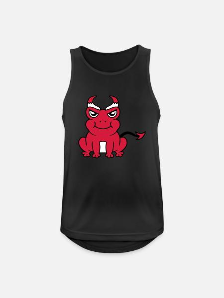 Devil Horns Frog Demon - Men's Breathable Tank Top - black