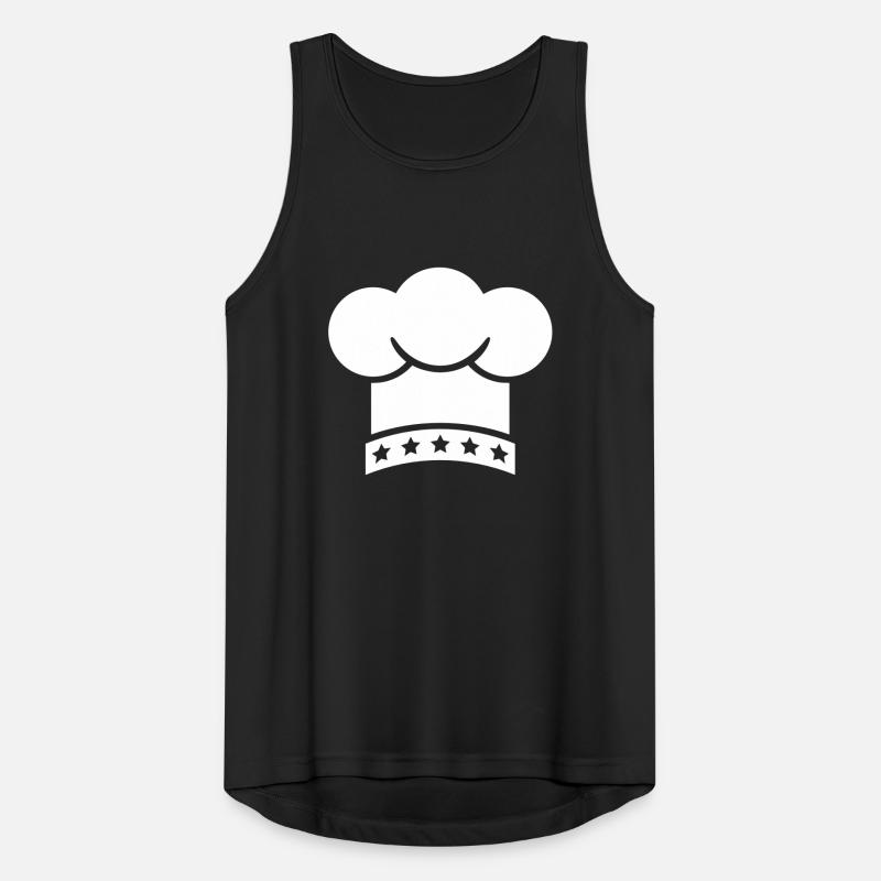 Chef's Hat 5 Star Kitchen Master Chef Cool Men's Breathable Tank Top