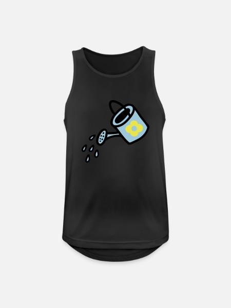 Watering Can 3 - Men's Breathable Tank Top - black