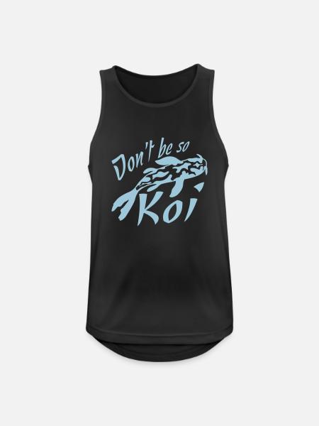 Dont be so Koi - Men's Breathable Tank Top - black