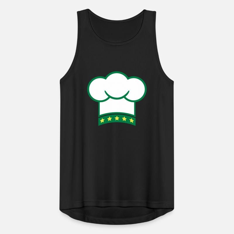 5 Star Chef's Hat Kitchen Master Chef Cool Men's Breathable Tank Top
