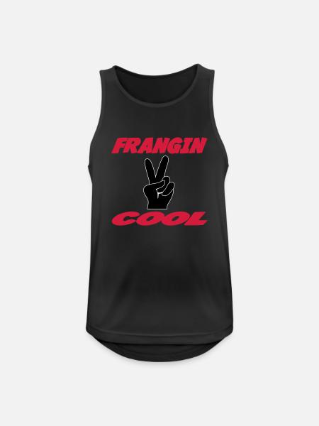 COOLER BRUDER - Männer Tank Top atmungsaktiv - Schwarz