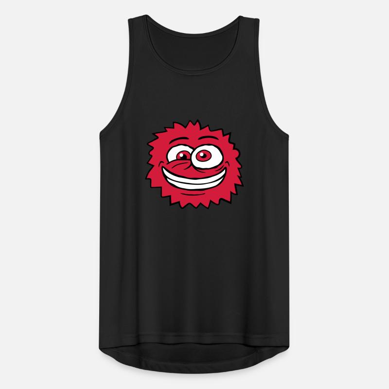 Monster Crazy Comic Face Débardeur respirant Homme