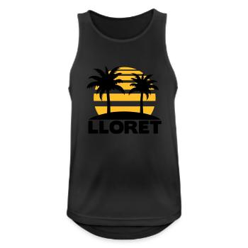 Lloret de Mar - Débardeur respirant Homme - noir - Devant - Nick (188cm)