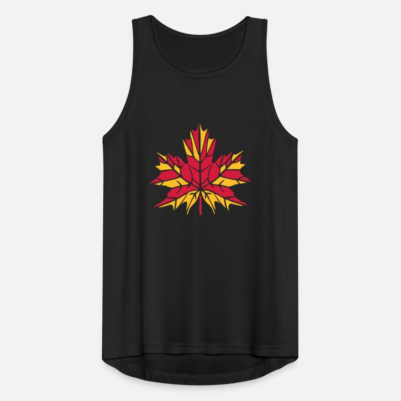 Feuille d’automne Débardeur respirant Homme