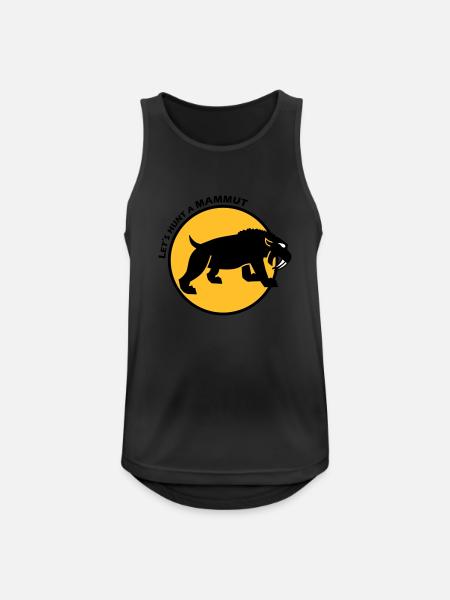 Saber-tooth tiger - Men's Breathable Tank Top - black