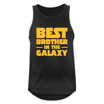 Best Brother In The Galaxy - Débardeur respirant Homme - noir - Devant - Nick (188cm)