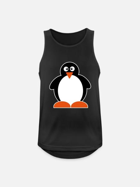 Penguin - Men's Breathable Tank Top - black