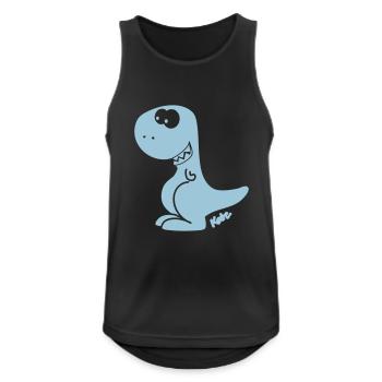 Dinosaurier - Tyrannusaurus Rex - Débardeur respirant Homme - noir - Devant - Nick (188cm)