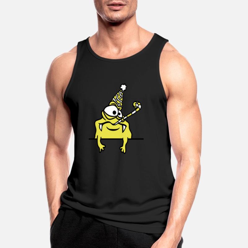 text frame write wall birthday alone Men's Breathable Tank Top