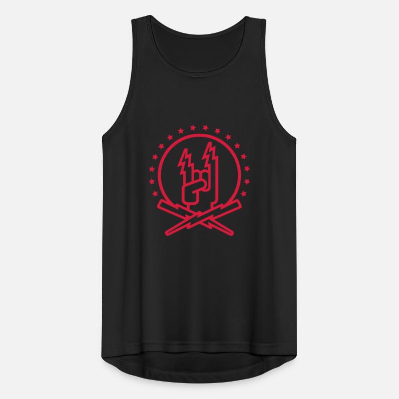 Rock Hand (Blitz) Männer Tank Top atmungsaktiv