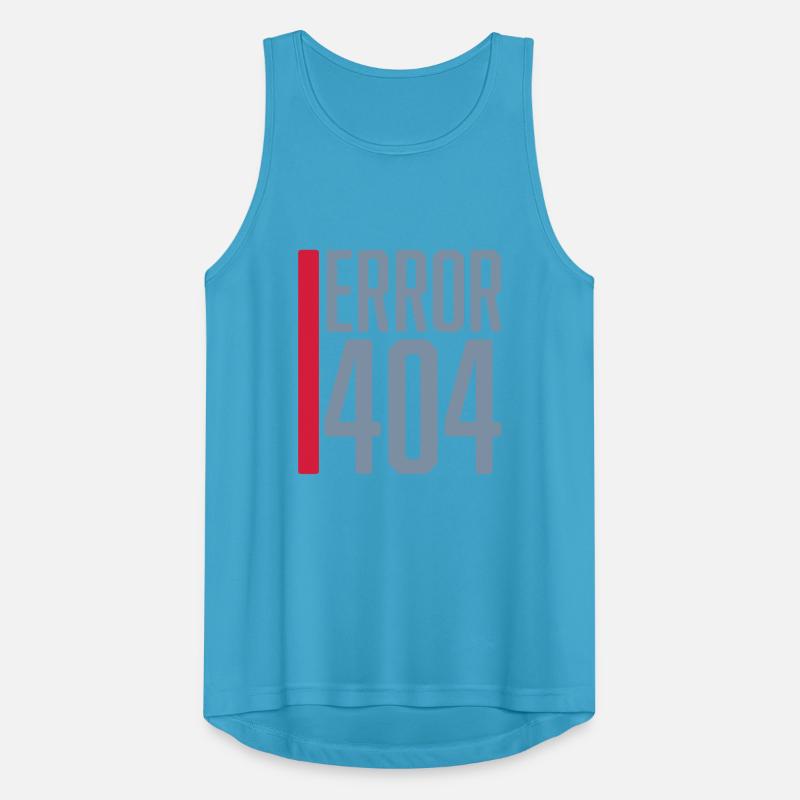 Fehler Code Error 404 Männer Tank Top atmungsaktiv