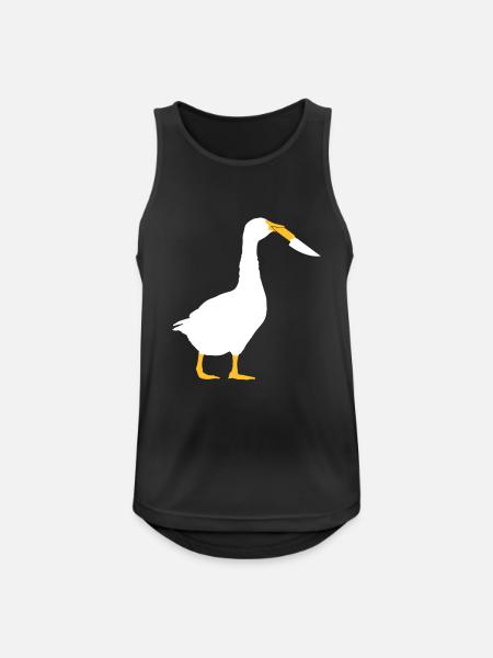 Dangerous armed goose - Men's Breathable Tank Top - black