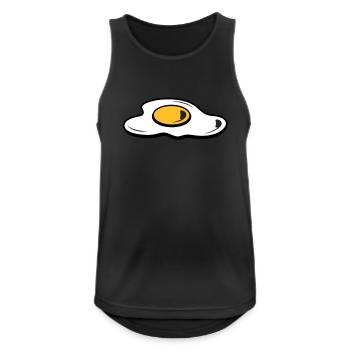 A fried egg - Men's Breathable Tank Top - black - Front - Nick (188cm)