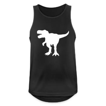 Dinosaurier Geschenk - Männer Tank Top atmungsaktiv - Schwarz - Vorne - Nick (188cm)