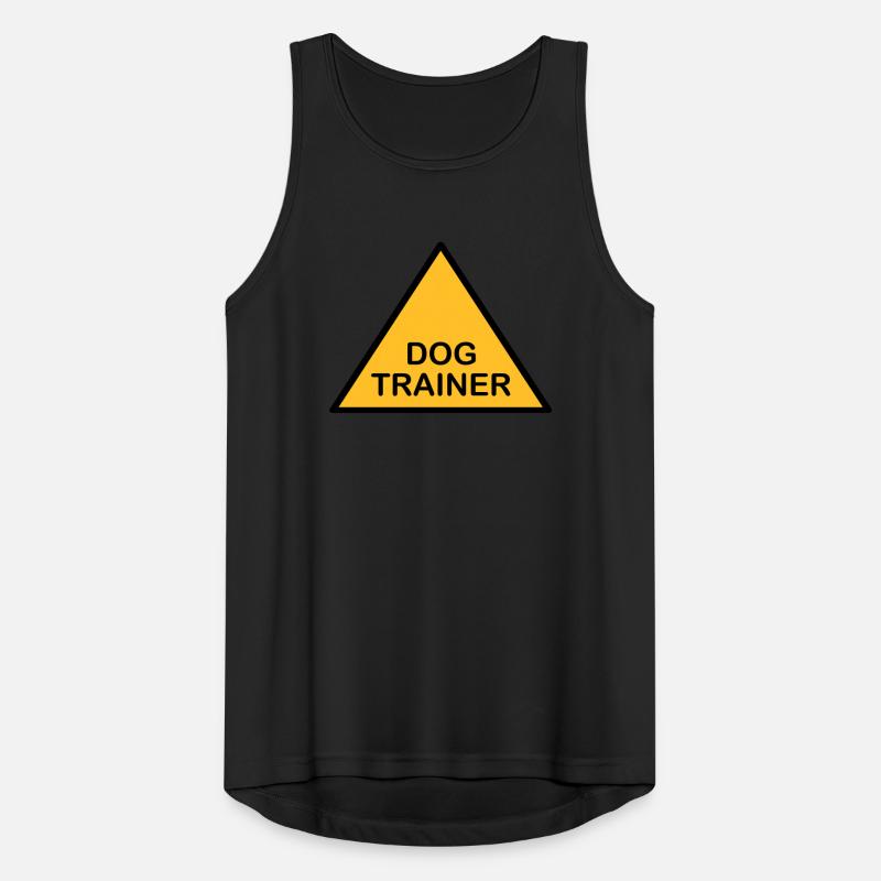 Triangle d’attention du dresseur de chiens Débardeur respirant Homme