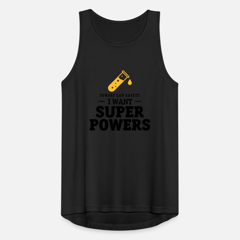 Forget lab safety, i want superpowers Men's Breathable Tank Top