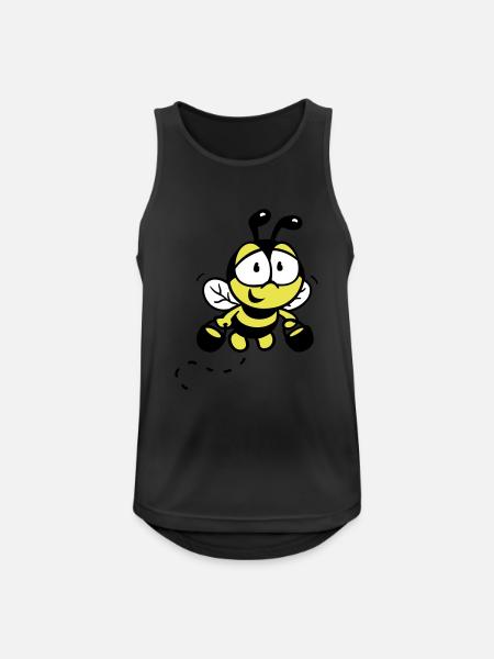 Bee - Men's Breathable Tank Top - black