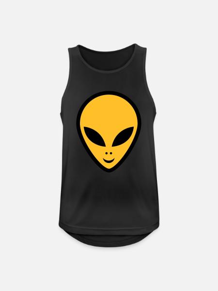 alien - Men's Breathable Tank Top - black