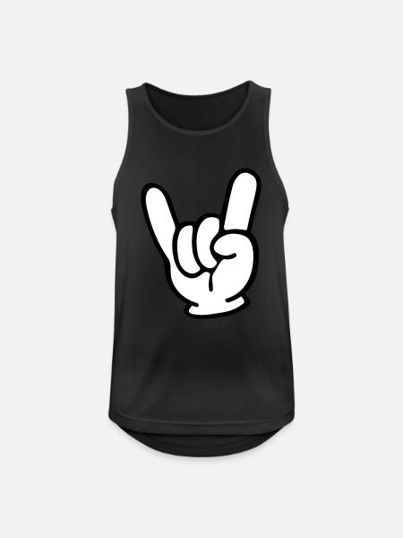 Skirt Hand - Men's Breathable Tank Top - black