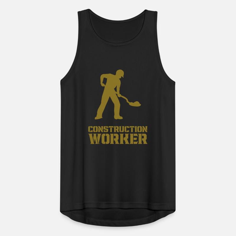 Construction Worker Construction Site Worker Men's Breathable Tank Top
