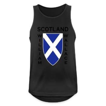 Scotland William Wallace II - Men's Breathable Tank Top - black - Front - Nick (188cm)