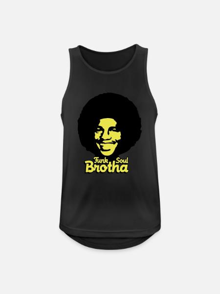funksoulbrotha2 - Men's Breathable Tank Top - black