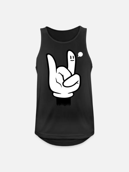 Rock You - Débardeur respirant Homme - noir