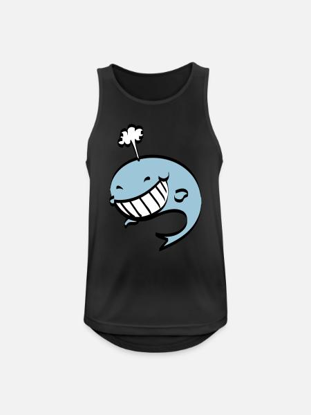 baleine - Débardeur respirant Homme - noir