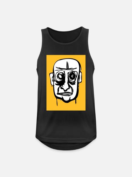 Kaput face - Men's Breathable Tank Top - black