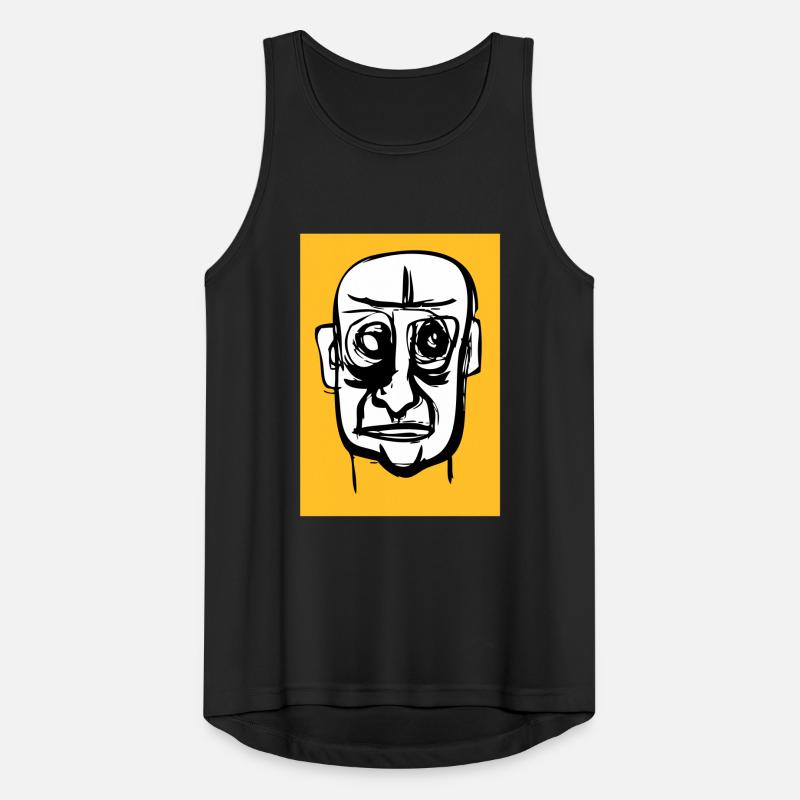 Kaput Gesicht Männer Tank Top atmungsaktiv