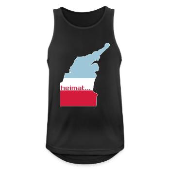 Rostock Heimat Matrosendenkmal - Männer Tank Top atmungsaktiv - Schwarz - Vorne - Nick (188cm)