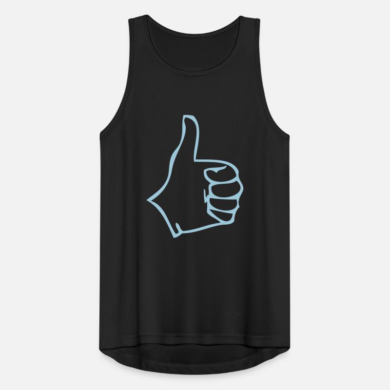 thumb ok valid Men's Breathable Tank Top