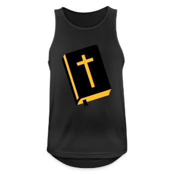 Bible - Jesus - Men's Breathable Tank Top - black - Front - Nick (188cm)