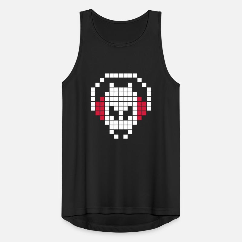 8 Bit Invader, Stereo Invader, Pixel Invader Débardeur respirant Homme