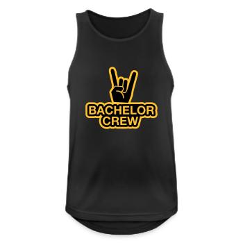 Bachelor Crew - JGA T-shirt - JGA Shirt - bachelor - Débardeur respirant Homme - noir - Devant - Nick (188cm)