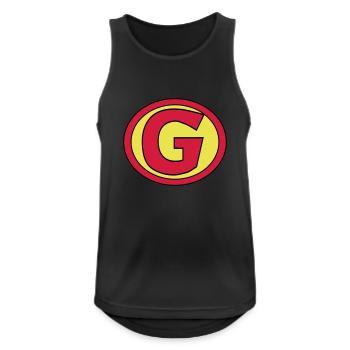 Super, Superheld, Superheldin, Hero, G - Men's Breathable Tank Top - black - Front - Nick (188cm)