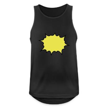 boom - Men's Breathable Tank Top - black - Front - Nick (188cm)