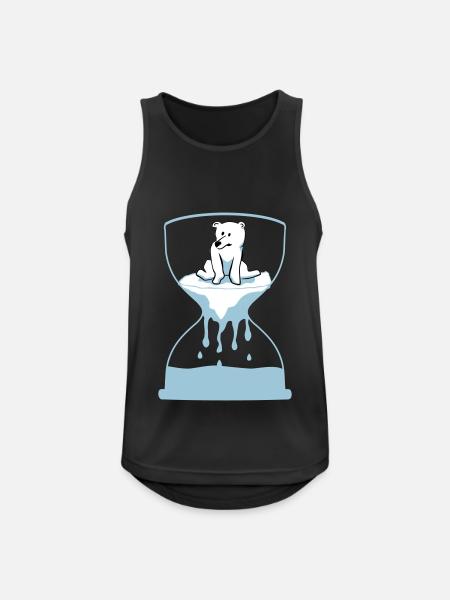 Polar bear - Men's Breathable Tank Top - black