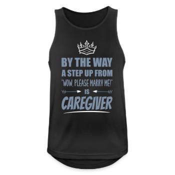 Caregivers are the most attractive - Men's Breathable Tank Top - black - Front - Nick (188cm)