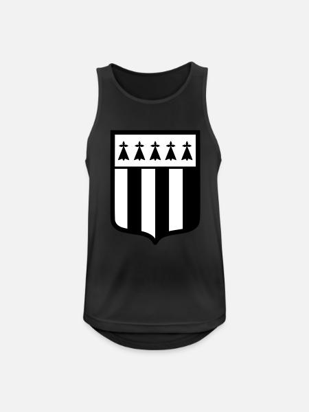 Blason Rennes (K) - Débardeur respirant Homme - noir