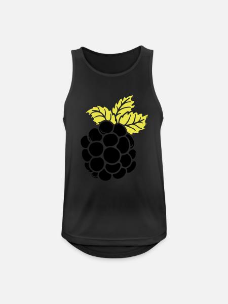 blackberry - Men's Breathable Tank Top - black