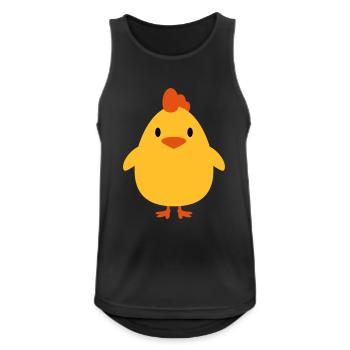 Sweet little cock chicks - Men's Breathable Tank Top - black - Front - Nick (188cm)