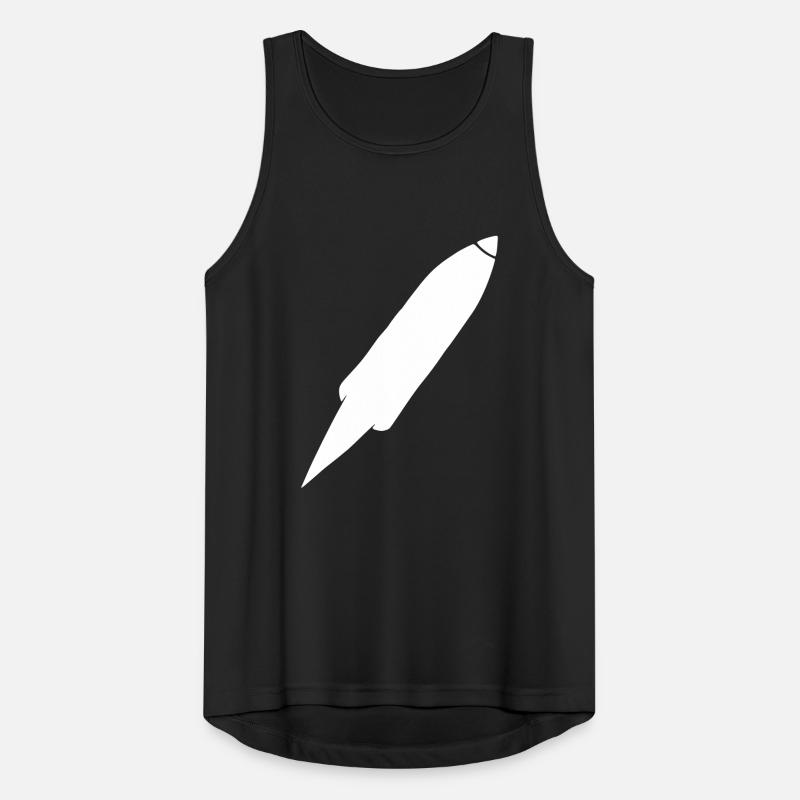 Vecteur de vol spatial spatial de fusée spatiale Débardeur respirant Homme