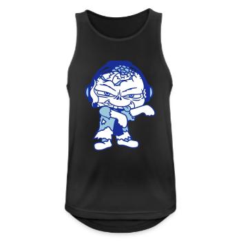 Cool Zombie Undead Horror Halloween Party Monster - Men's Breathable Tank Top - black - Front - Nick (188cm)